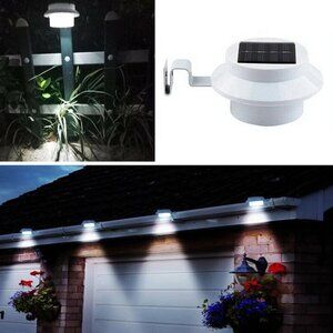 LED Solar Lights Wall Light Outdoor Garden Yard Pathway Fence Lamp Waterproof